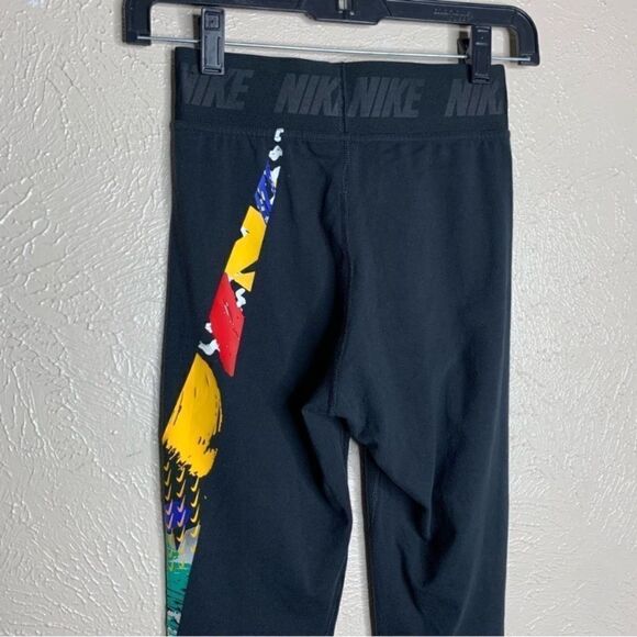 Nike colorful swoosh leggings black - Picture 5 of 11
